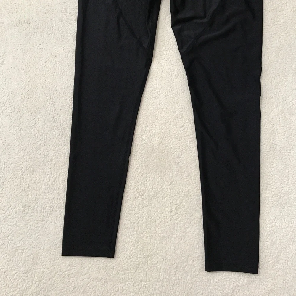 Black Leggings UPF 50 High Waist Pocket Size XXL